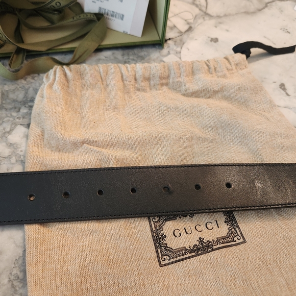 Gucci GG Marmont Wide Belt (Silver) - Picture 5 of 7